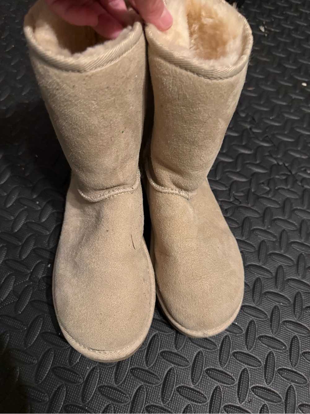 Cozy Shearling-Lined Tall Boots - Cream